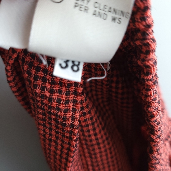 See new listing🏁 VINTAGE RODIER 1970s burnt orange pleated midi skirt - Picture 3 of 5